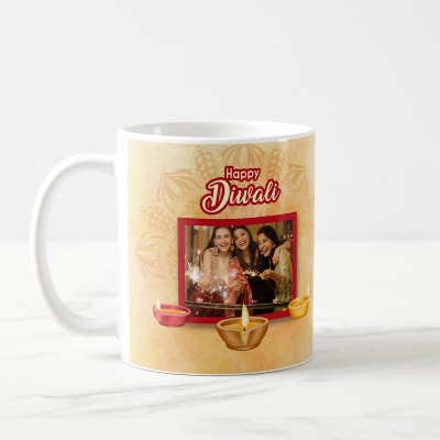 Happy Diwali Couple Mug