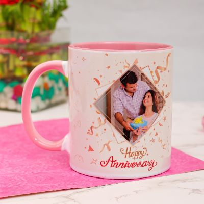 Wedding Anniversary Photo Mug