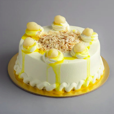 Full Flavour Pista Rasmalai Cake