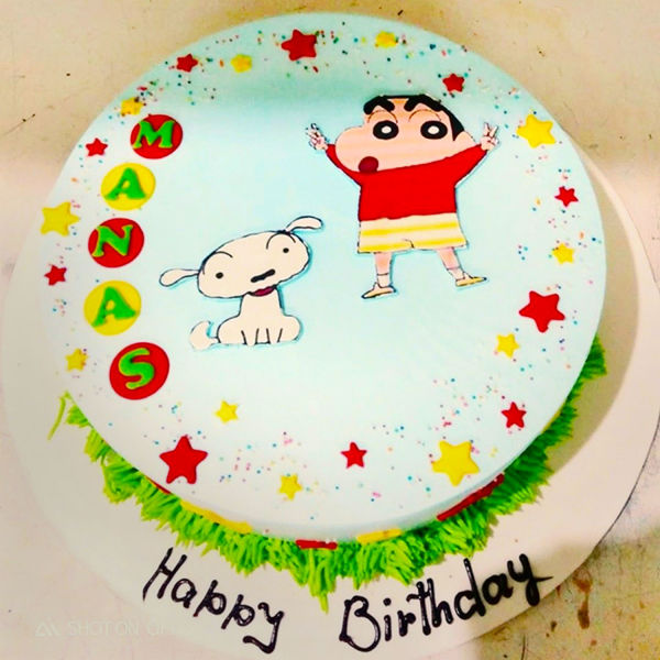 Shinchan birthday cake recipe:... - The yummy delights | Facebook