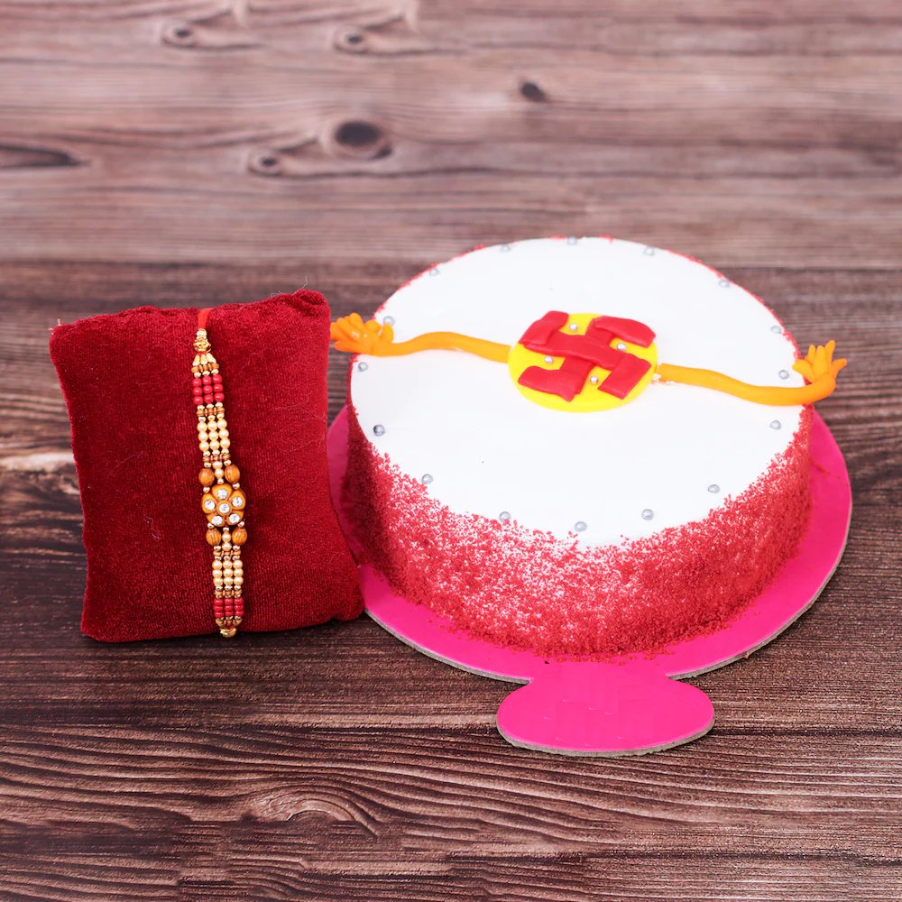 Rakhi Dripping Chocolate Cake | Online Cake Delivery