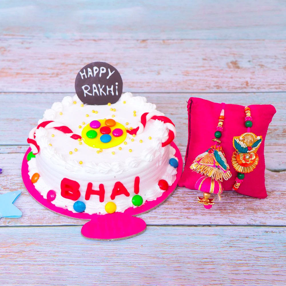 Shop for Fresh Happy Bhai Dooj Strawberry Cake online - Chidambaram