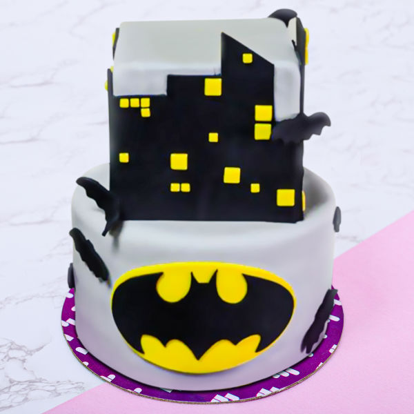  Tier Batman Light Choco Cake