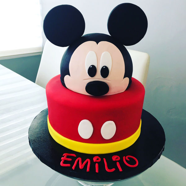 Order Online Mickey mouse Fondant cake | Blissmygift