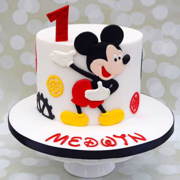 Mickey Mouse 1/2 Cake | FabaSweetShop.com Tampa, FL