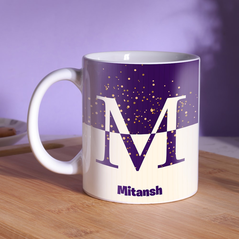  Initial Coffee Name Mug