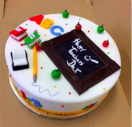 Teachers Day Celebration Cake
